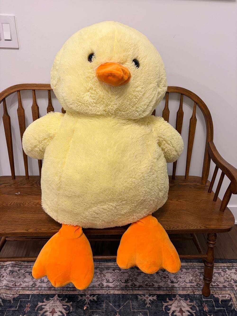 Melissa & Doug Jumbo Ducky Plush Stuffed Animal 30 Inch Yellow
